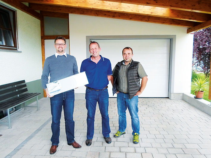 Kasberger verkauft 1000. Garagen-Sectionaltor
