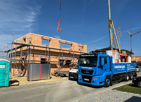 Rohbau Einfamilienhaus Aldersbach