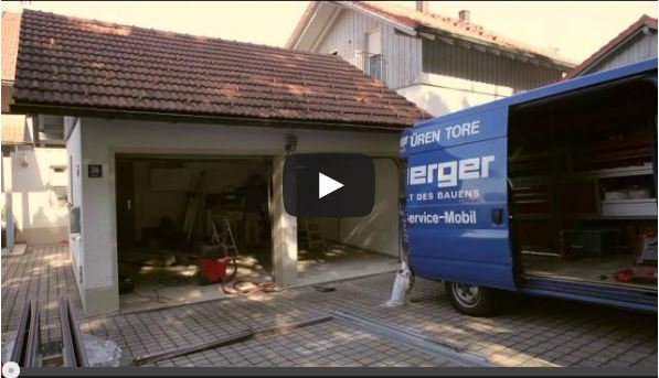 Garagentor Renovierung